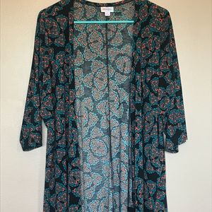 LuLaRoe Lindsay cardigan Sz S